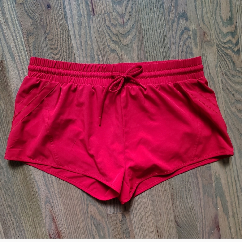 ZYIA Red Velocity Shorts